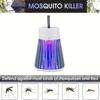 Elektrická lampa proti komárům napájená přes USB: Bezpečné pro domácí použití, vnitřní použití, 360° šok k likvidaci komárů a much