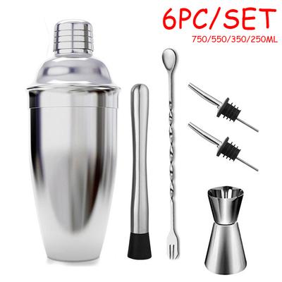 Edelstahl Cocktail Shaker Eis Tong Mixer Trinken Boston Bartender Browser Kit Bars Set Professionelle Barkeeper Werkzeug