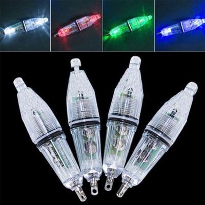 Portable Deep  Drop Underwater Durable Fishing Squid Bass Spoon Flash Lamp LED Lure Light