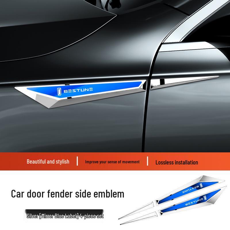 Bestune Fender Blade Emblem for NAT/B70/T99/M9/T77/T55/E01 Cars