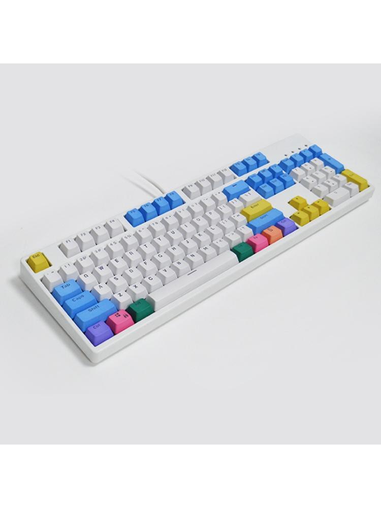 104 Keycaps Translucent Double Shot PBT for Key s Backlit For MX Switches Mechanical Keyboard Replaceable for