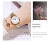 Sanda Douyin Women's Trendy Diamond Roman Numeral Steel Band Waterproof Watch