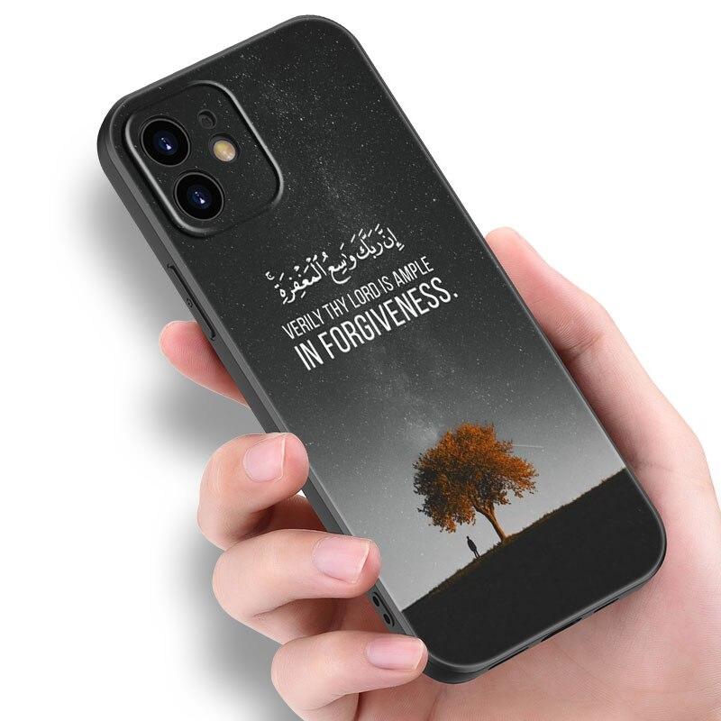 

Мусульманский чехол с арабским Кораном и исламскими цитатами для Apple iPhone 14 13 12 Mini 11 Pro Max 7 8 XR X XS 7 8 Plus SE 2020 2022, чехол iPhone SE 2022