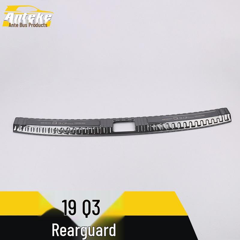 19 Q3 Rear Guard Decorative Sequin Trunk Protection Plate - Car Exterior Anti-Scratch Strip