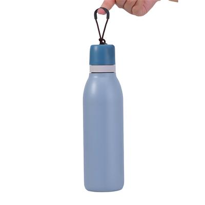 IOLOYU 540ml Stainless Steel Water Straw Direct Coffee Water Cold Sports Large Easy To with Thermal Perfect for Outdoor Gift Bottle, 2-Way, &