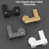 Anti-theft Sliding Door Catch 90 /180 Degree Door Hasp Multipurpose Door Bolt  Cam Cylinder