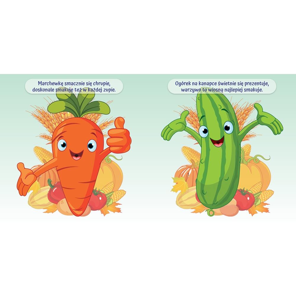 Vegetables Nursery Rhymes Poems For Children 10 Pages Educational Book Science