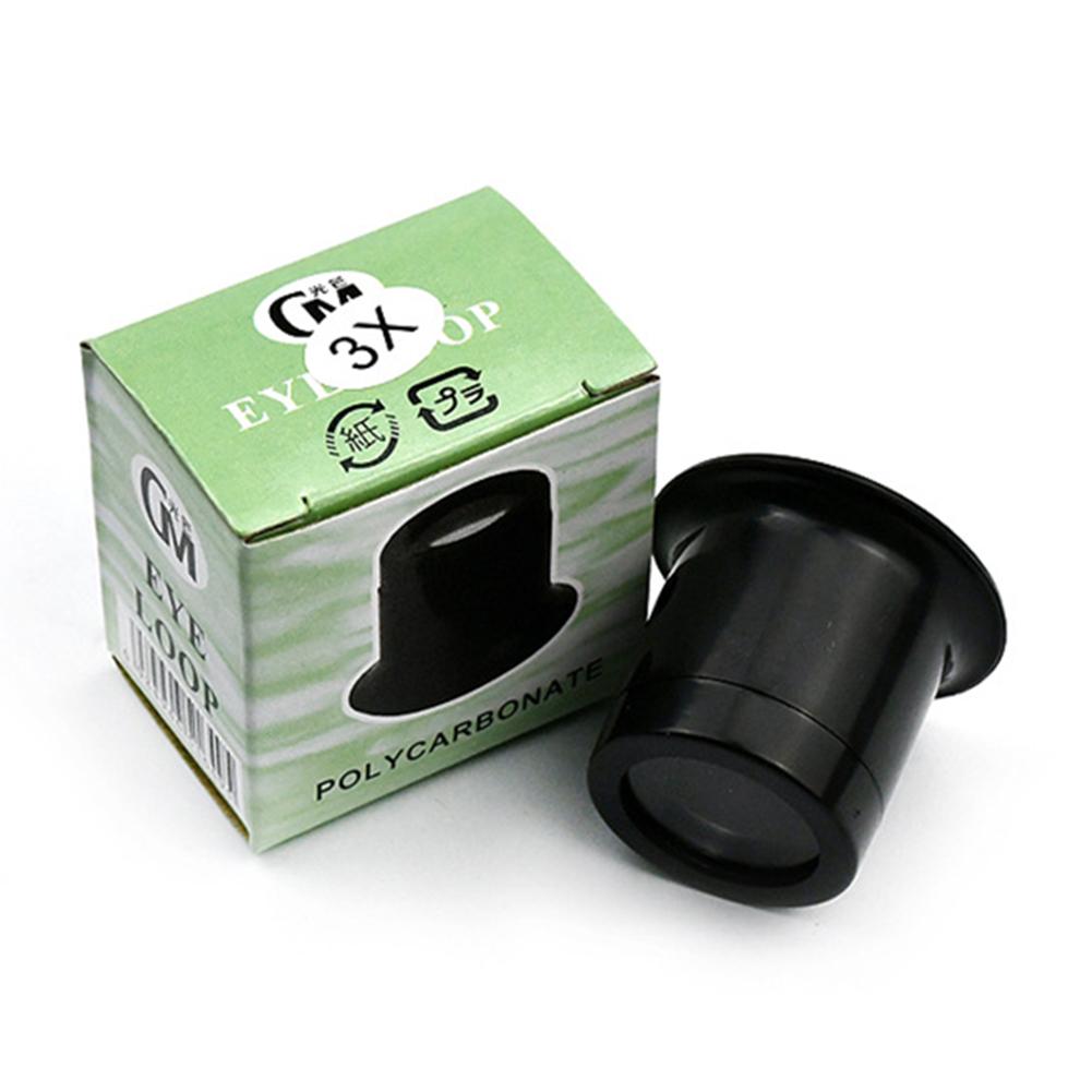 3/5/10/30X Magnifying Glass K9 Optical Lens Monocle Magnifier Magnifier Eye Lens Watch Repair for Coin Stamps Jewelry Lupe Loupe
