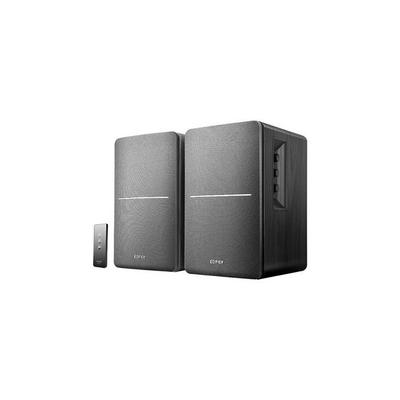 Edifier R1280T Black - Active Studio and Bookshelf Speakers 42W, IR Remote Control, 2 RCA Inputs, Integrated Amplifier, For PC, Laptop,