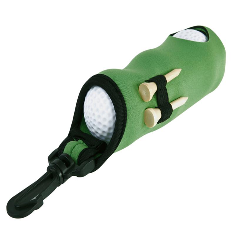 Portable Golf Small Waist Packing Bag 3 Balls + 3 Tee Small Accessory Bag