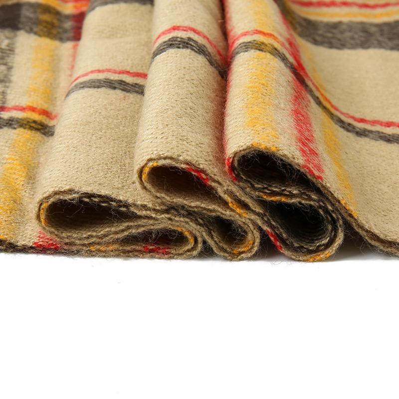 Autumn and winter new plaid cashmere scarf women's warm scarf fashion shawl winter student high-end scarf