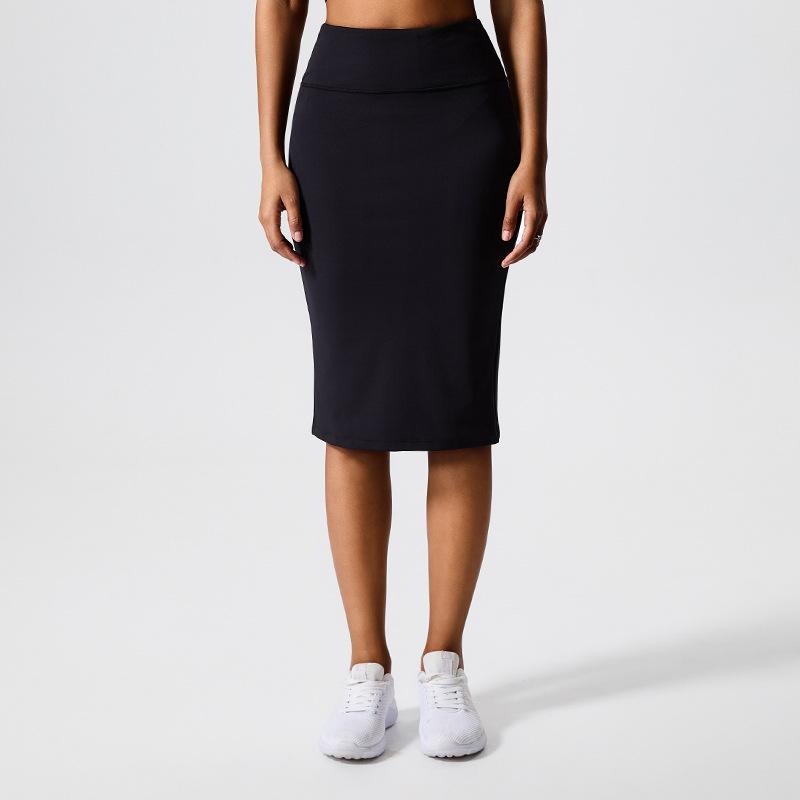 

Комплект из утягивающего спортивного бюстгальтера и облегающей юбки из переработанного полиэстера для женщин Large