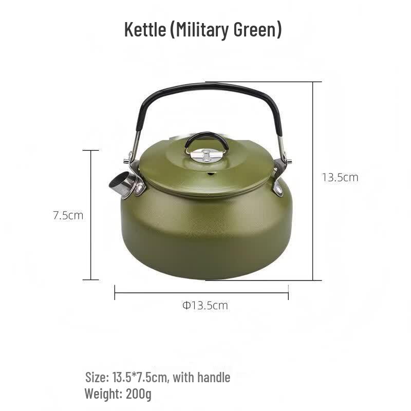 Gongziyu Portable Stainless Steel Camping Kettle