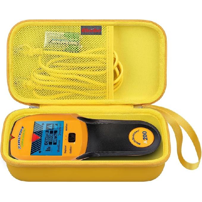 Кейс Elonbo для Zircon StudSensor A100/ A150/ Zircon Multiscanner A200/ A250/ A250c Электронный сканер стен. Дорожная сумка для металлоискателя, Живая жёлтый