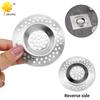 Stainless Steel Anti-Clog Bathroom Sink & Floor Drain Filter Cover