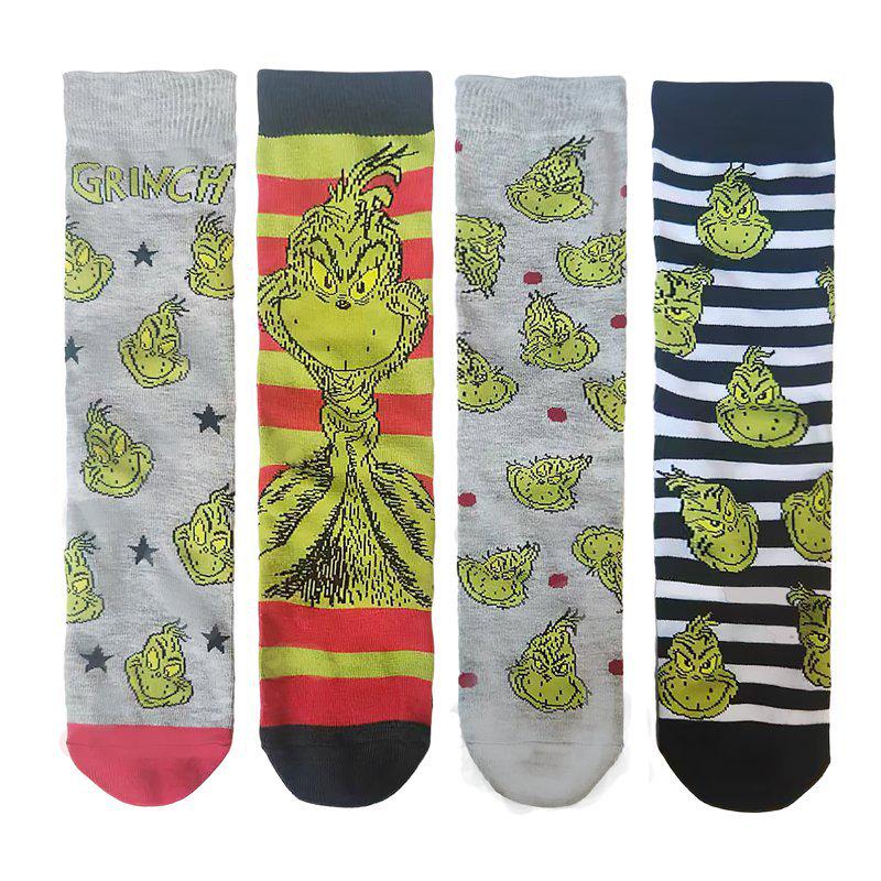 Trendy Monster Pop Christmas Socks for Men & Women - Cotton Festival Gift