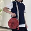 Casual Mobile Phone Storage Bag Nylon Round Crossbody Bag Simple Small Round Backpack  Outdoor