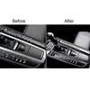 Carbon Fiber Console Gear Shift Frame Cover Trim Fit For Porsche Macan 2014-