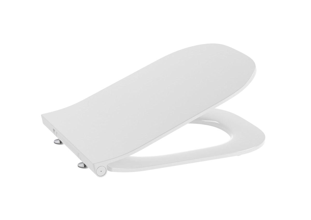 Siège de toilette Gap Square ultra fin, fermeture douce, duroplast, facile à retirer