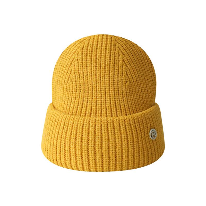 Cold Hats for Men and Women Simple and Versatile Korean Style Woolen Hats To Keep Out The Cold Keep Warm and Show Your Face Small Knitted Hats
