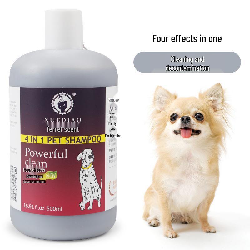 Ferret Four-in-One Shower Gel & Pet Shampoo, 500ml - Long-Lasting Fragrance, Nourishing & Smoothing for Dogs & Cats