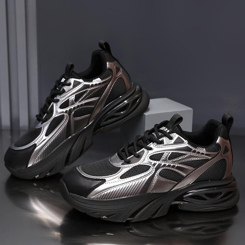 Golden Sapling Man Winter Casual Sneakers Synthetic Leather Men's Shoes Korean Style Platform Mesh Breathable Sneaker