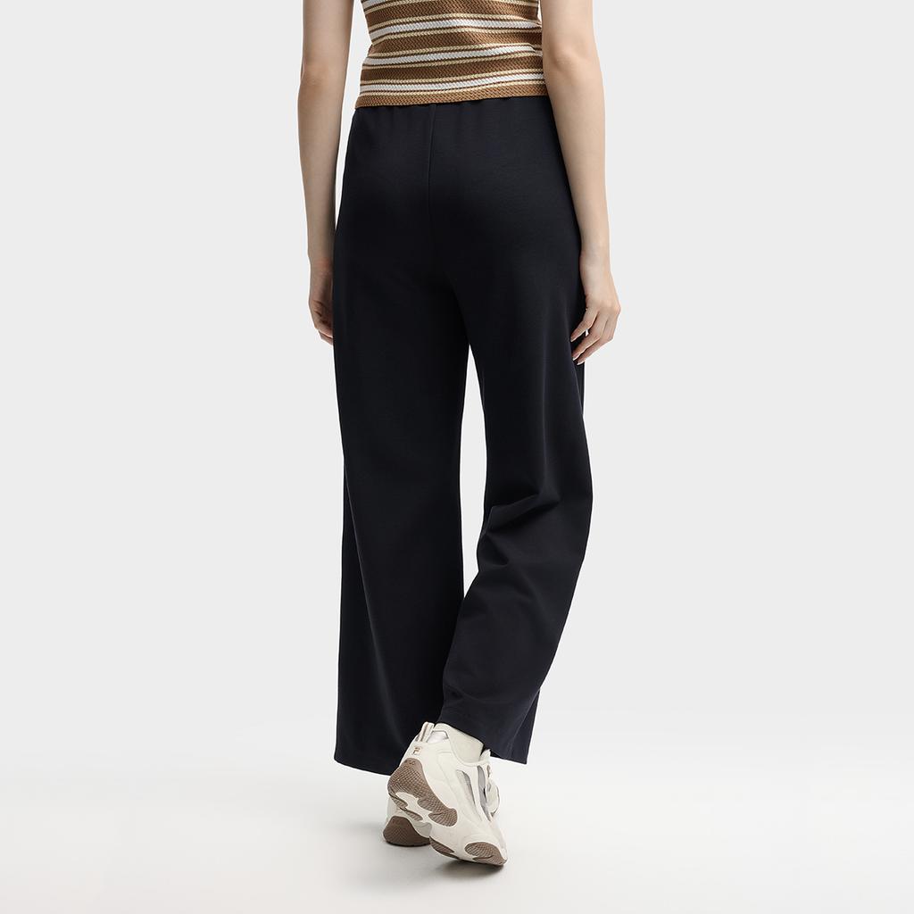 FILA Original Classic Versatile Comfortable Knitted Sports Pants Solid Color Women bottoms Legendary-Blue F11W539602F-NV