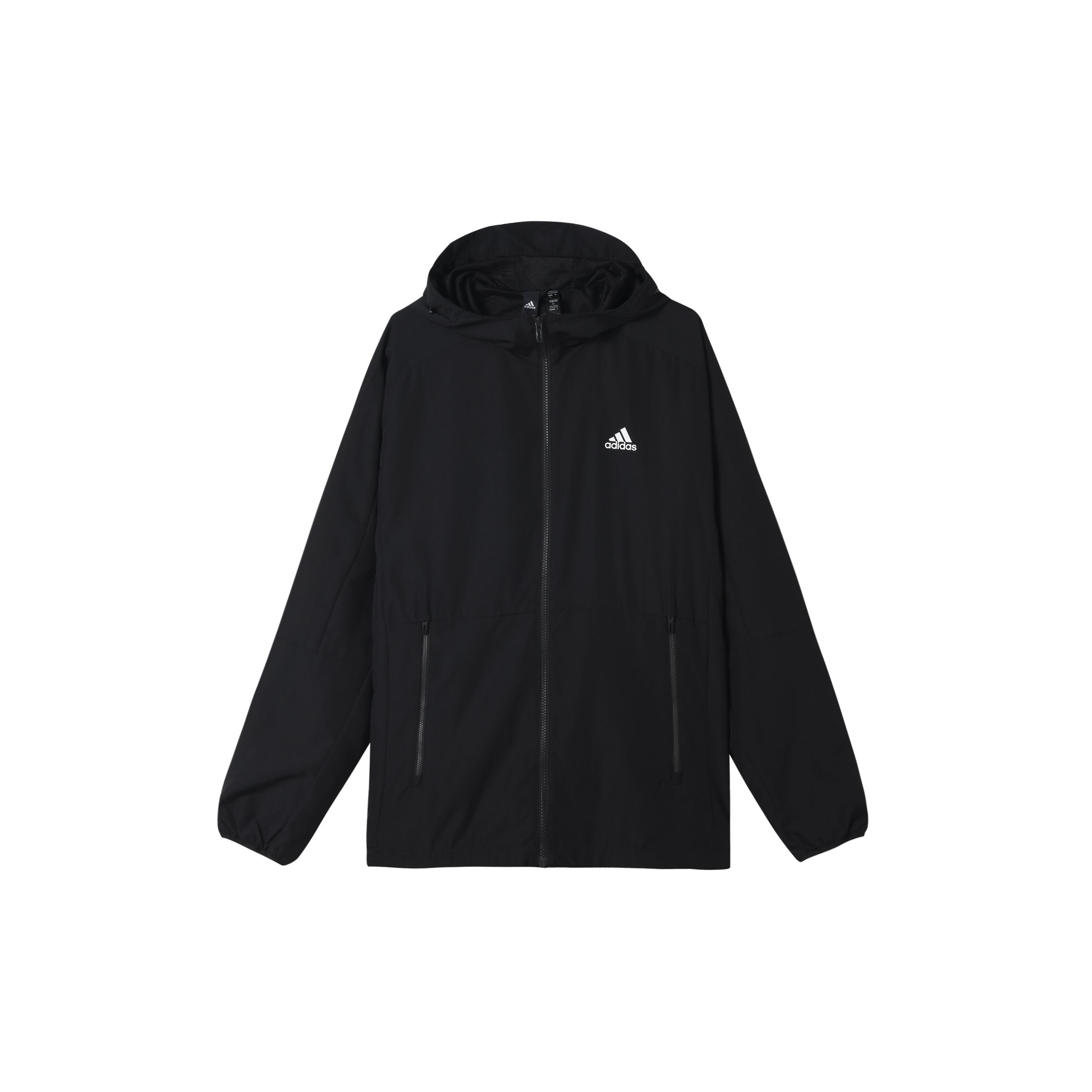 

Adidas Logo Zip Hoodie Jacket Мужская Верхняя одежда Черный H40228