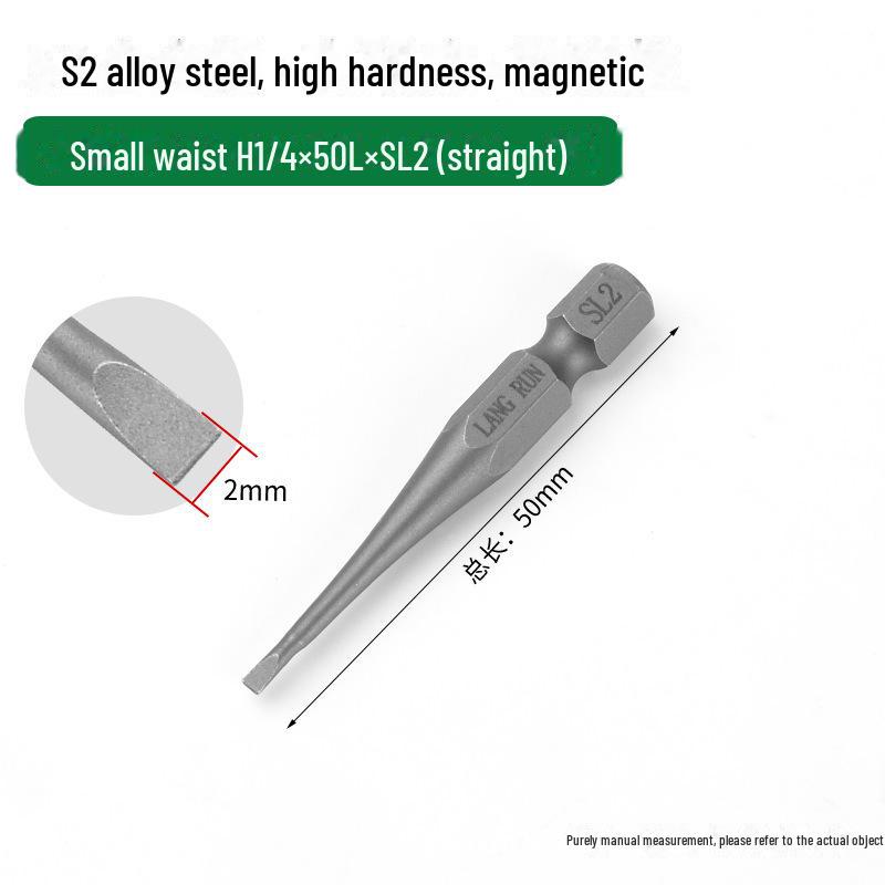 Taiwan S2 Steel Hardened Hexagonal Screwdriver Bit, Phosphate Gray Finish