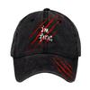 Dark Blood Stain Unisex Baseball Hat Breathable Sun Protection Hat Halloween Style Curved Brim Baseball Hat