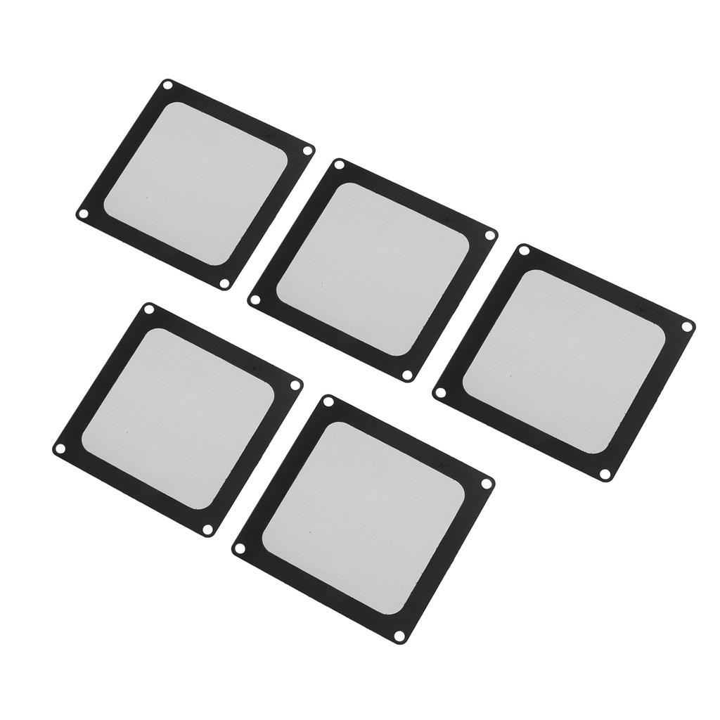 5pcs PC Chassis Cooling Dust Filter Professional Dustproof Soft Magnet Nylon Frame Protective Chassis Dust Cover for PC