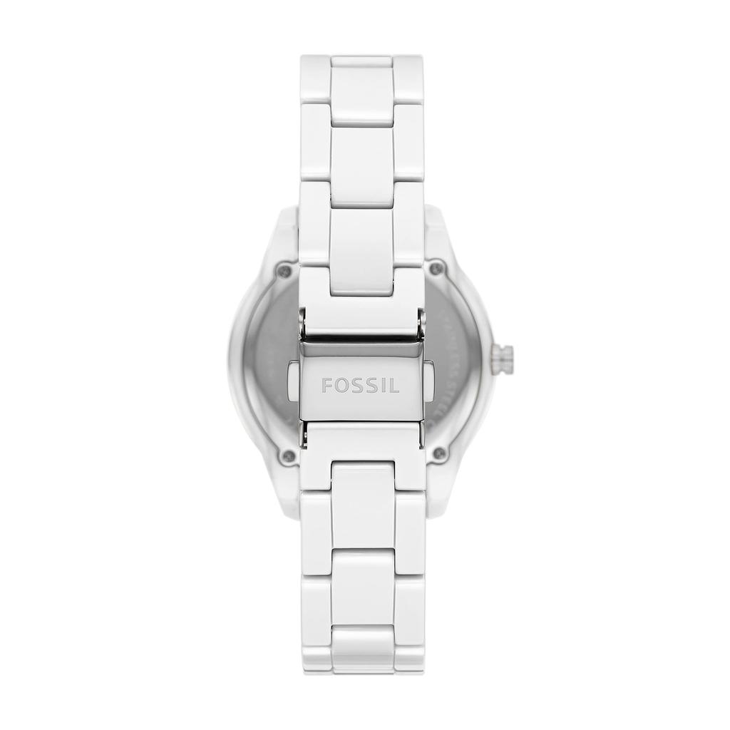Stella Multifunction Watch White Ceramic