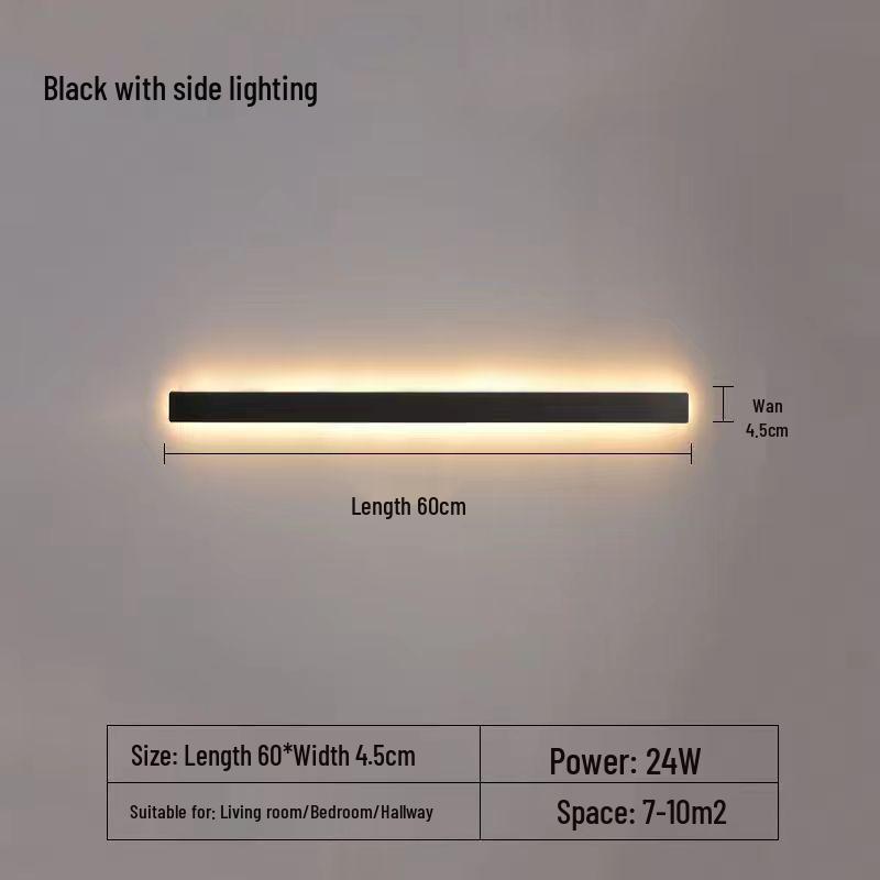 Modern Minimalist Wall Lamp for Bedroom, Living Room, or Hallway