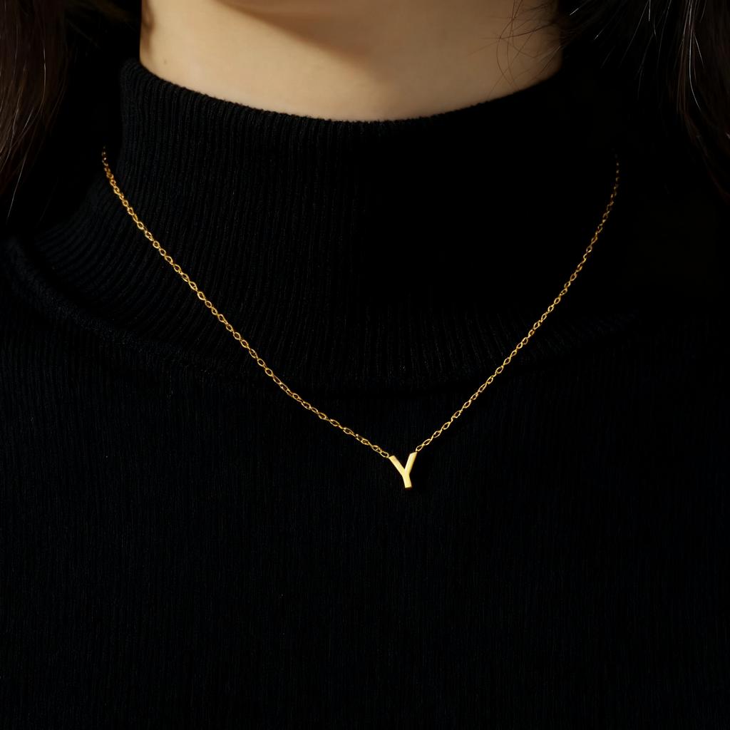 Cazador Minimalistische Initial AZ Letter Ketting voor Vrouwen Alfabet Roestvrijstalen Choker Kettingen Sieraden Verjaardagscadeau Groothandel