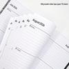 A4 Weekly Planner - English Schedule Book, Simple PP Coil Notebook, Customizable
