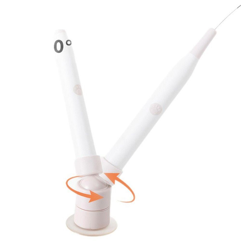 Interactive Toy Cat Teasing Stick Switchable Butterfly Pattern Cat Electric Toy  Pet Supplies