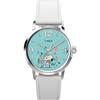 Timex X Peanuts Watch Quartz 50M Water Resistant Acrylic Light Blue Dial TW2Y68800 Women's [Authentic]