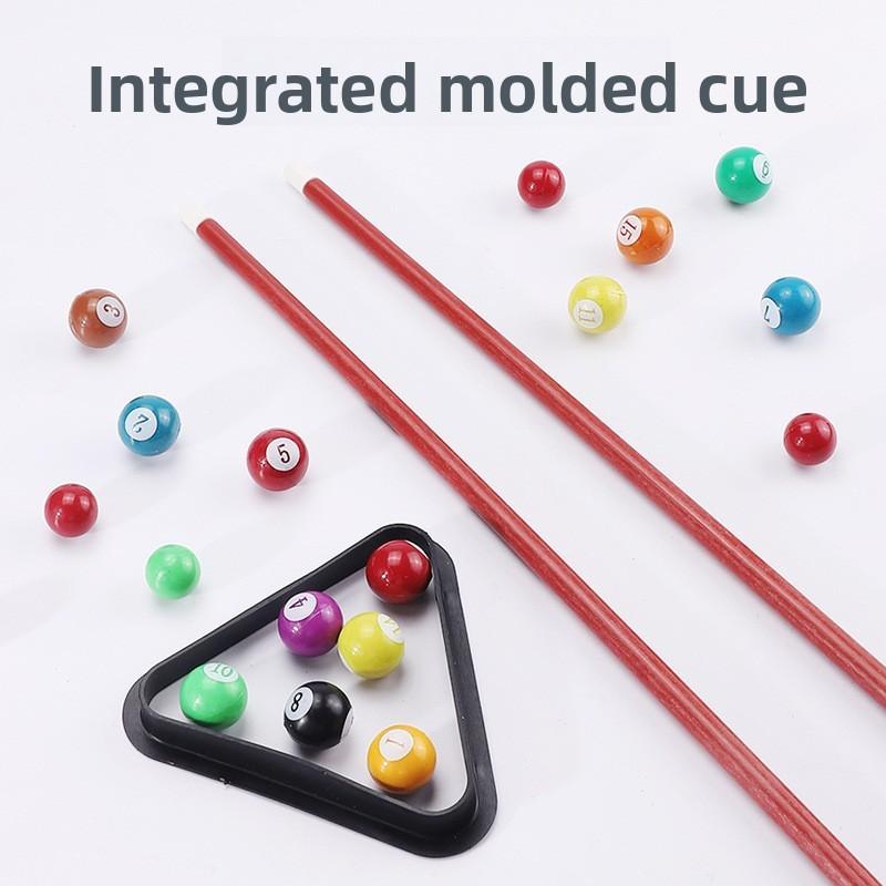 Non-Toxic Mini Pool Table Game Tabletop Desktop Sports Billiards Board Party Game Mini Tabletop Set Toy Gift For Parent Child Interactive