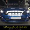 Compatible Center Grille with Light Teeth for 2015-2017 Ford Mustang - Shark Devil Remote Control