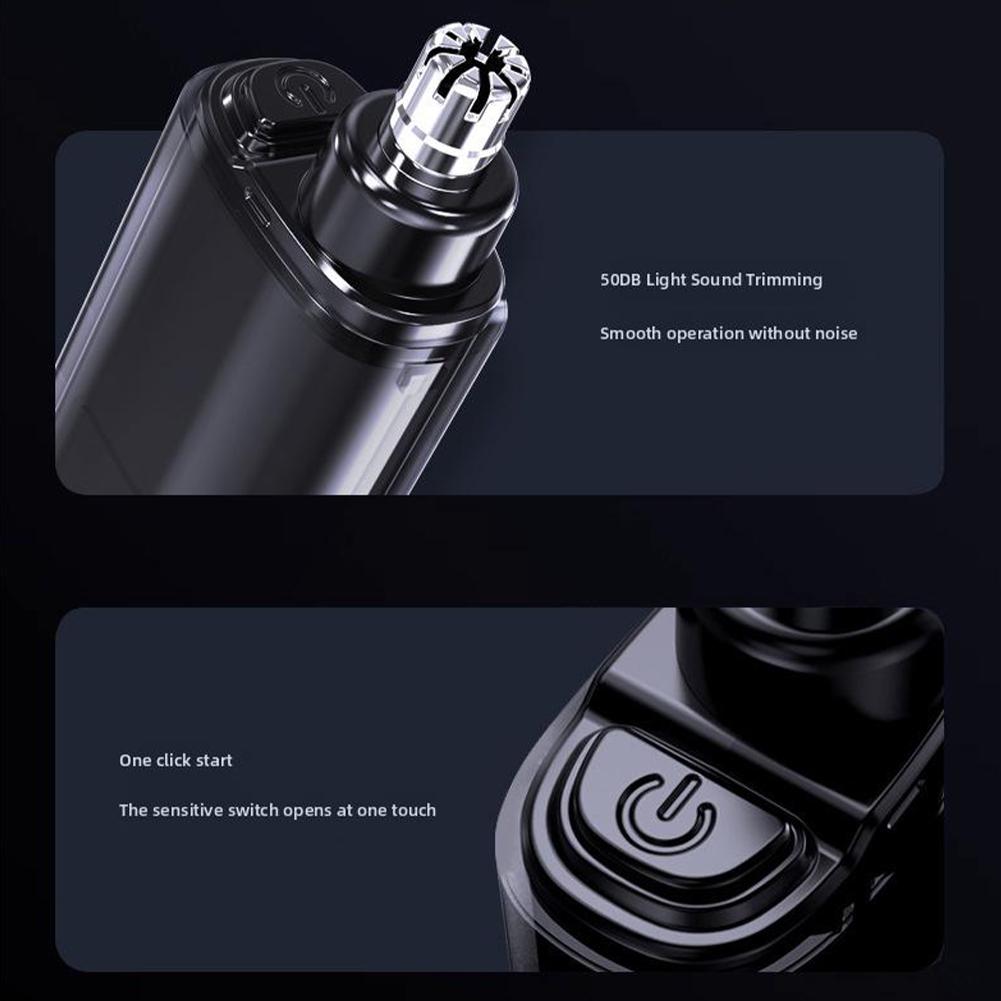 Portable Electric Nose Hair Trimmer USB Charging Nose Ears Hair Eyebrow Trimmer for Men Rechargeable Painless Set N EWW