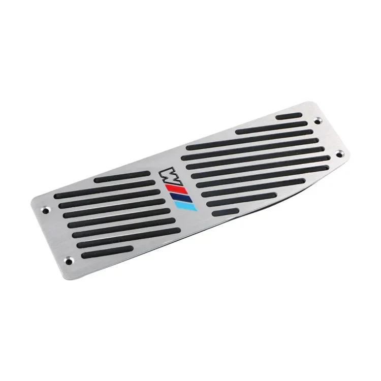 WLIB8 1set Aluminum Car Accelerator Pedal Mat for BMW F01 F02 F10 F20 F30 F31 F34 F48 F87 Car Accessories