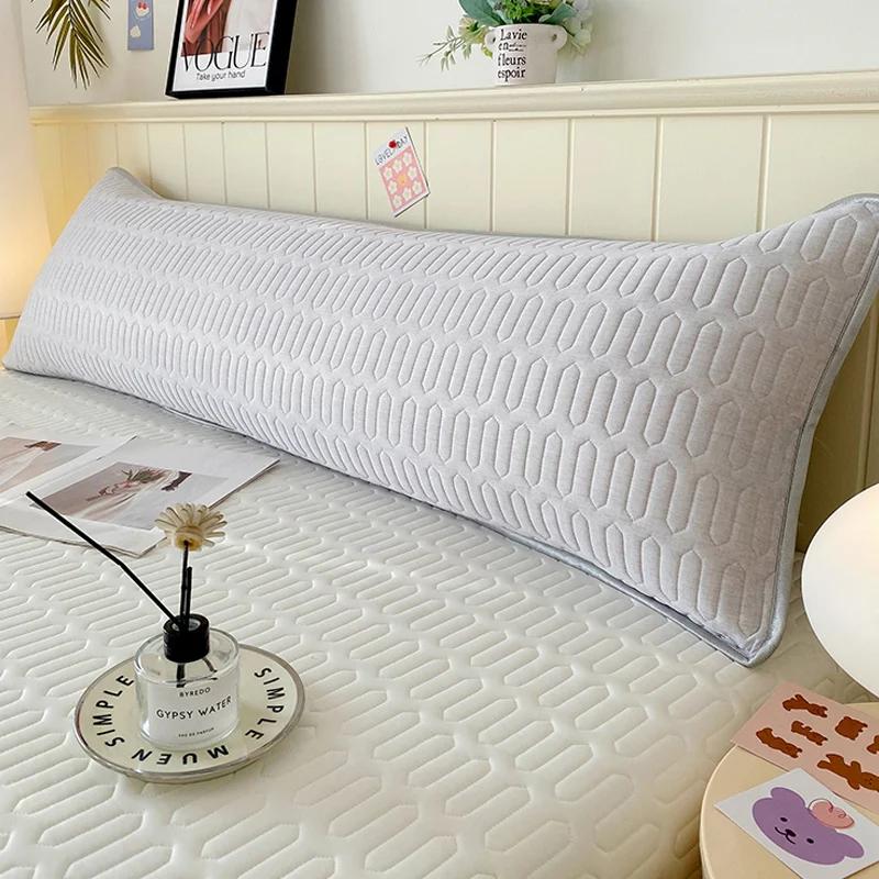 New Class A Cool Silk Small Fresh Printing Double Long 48x150cm Pillowcase Extended Couple Pillowcase Single Pillowcase