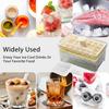 Ice Cube Tray with Lid and Bin Ice Tray  Ice Cube Mold 2 Trays for Freezer for Chilled Drinks Coffee Juice