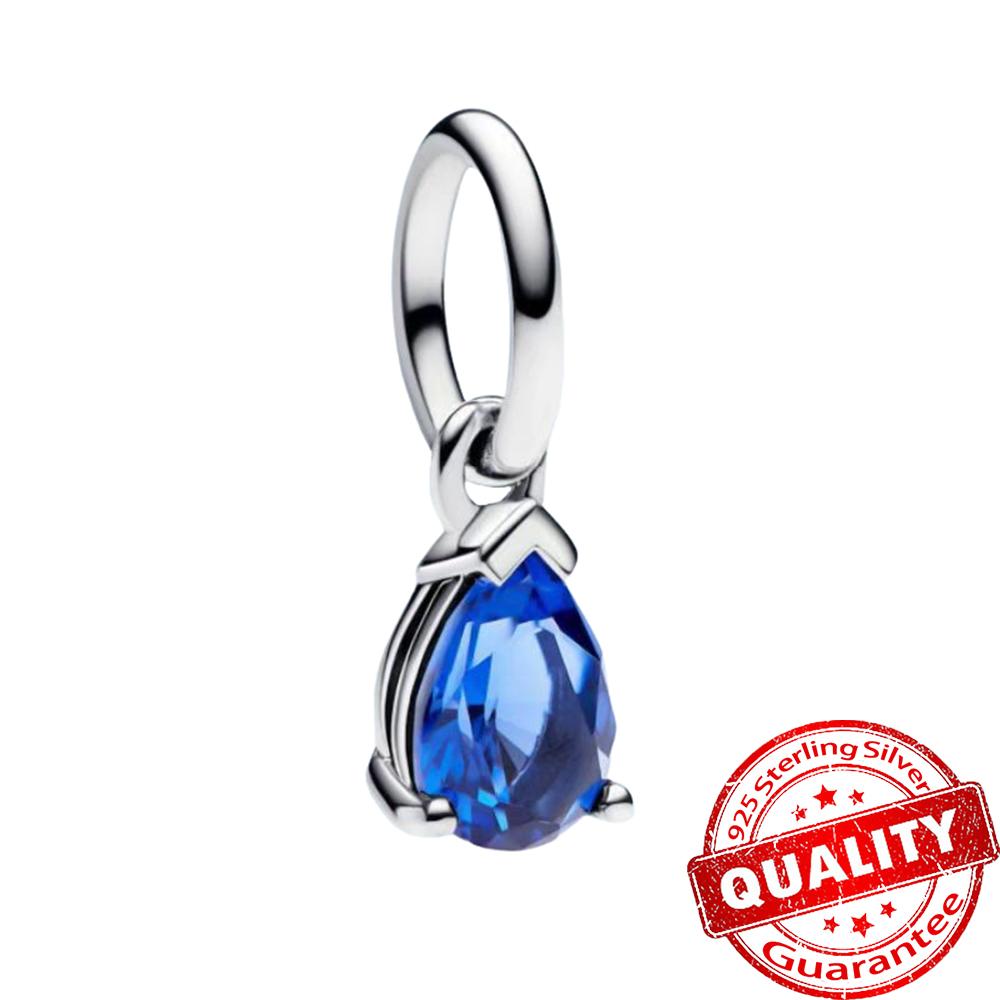 Classic Gold Wire Heart & Sparkling 925 Sterling copper Zircon Angel Dangle Charm For DIY Women Bracelet Pendant Accessories