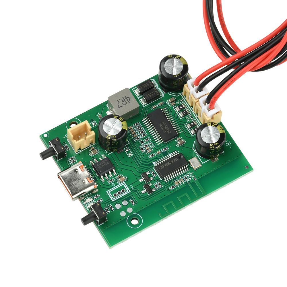 10W+10W 2 Channel Stereo Bluetooth Amplifier Board DC5V/3.7V TWS Adjustable Tone Rechargeable Audio Power Amplifier Board
