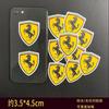 15/30 Stück Auto Karosserie Aufkleber Telefon Computer Dekoration Aufkleber Für F-Ferrari Roma 488 Portofino F8 SF90 812 F4 575M LaFerrari Amalfi