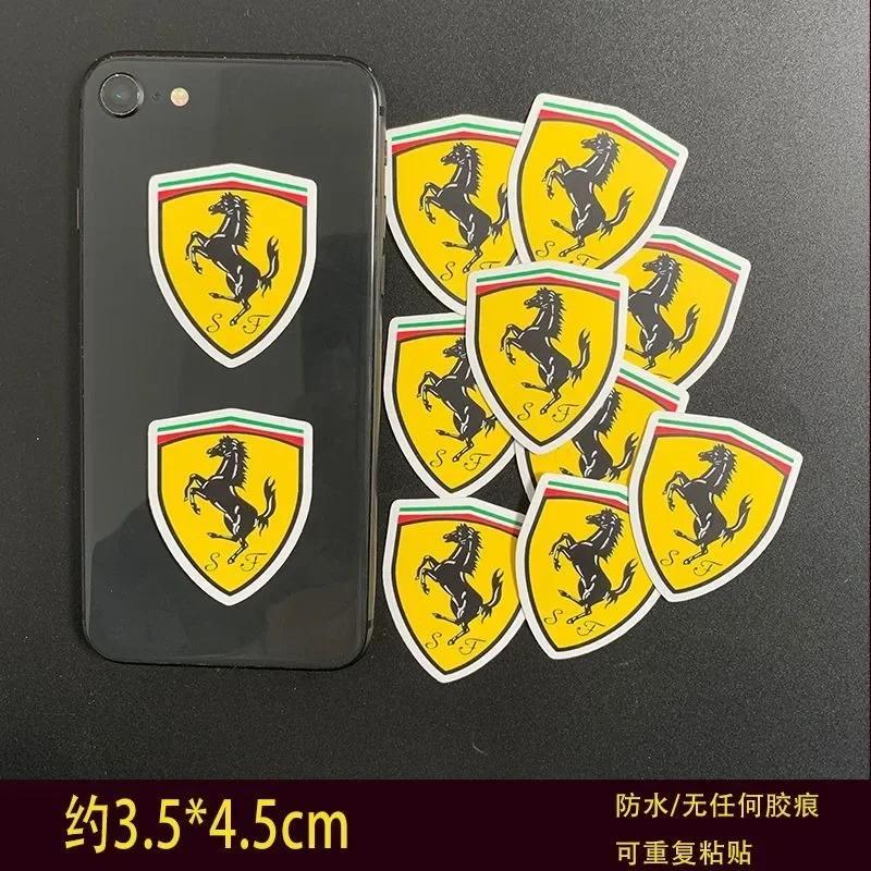 15/30 Stück Auto Karosserie Aufkleber Telefon Computer Dekoration Aufkleber Für F-Ferrari Roma 488 Portofino F8 SF90 812 F4 575M LaFerrari Amalfi