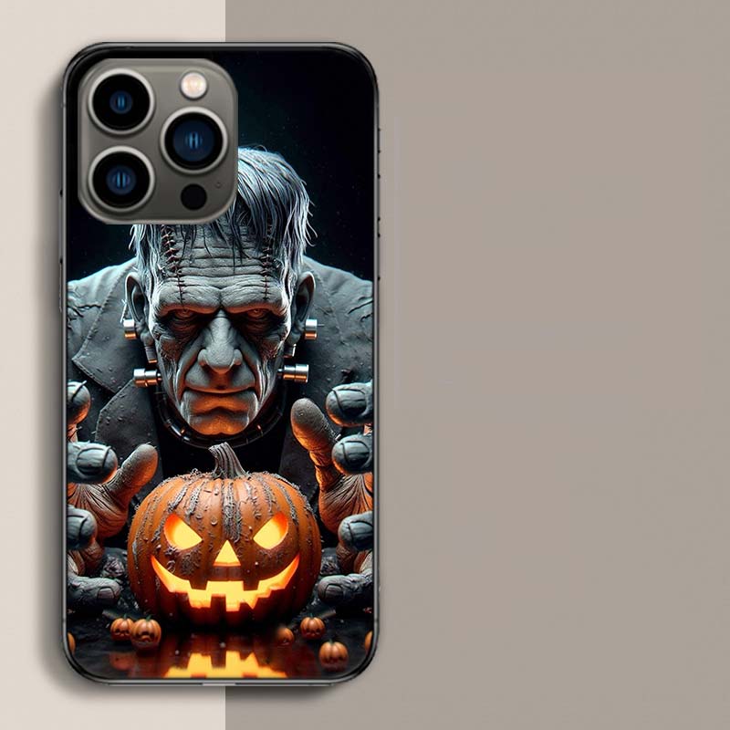 Horror F-Frankenstein Phone Case For Iphone 17 Air 15 Pro 14 Plus 16 Pro Max 17E 16E 12 13 Mini 11 Cover Cute Fundas