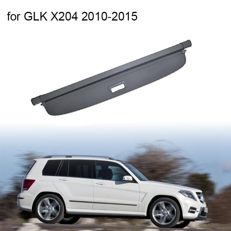 Trunk Curtain Cover Organizer For Mercedes Benz GLK X204 2010-2015 200 Rear Rack Partition Shelter Shield Shade Luggage Cargo