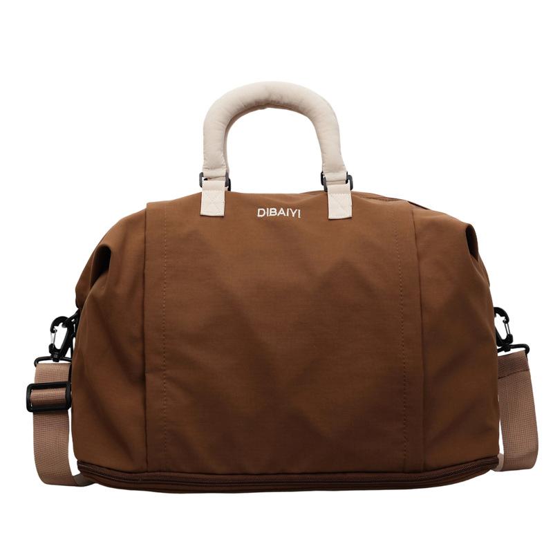 Large Capacity Short Distance Travel Bag Women's Storage Bag Duffel Bag Sports Fitness Bag